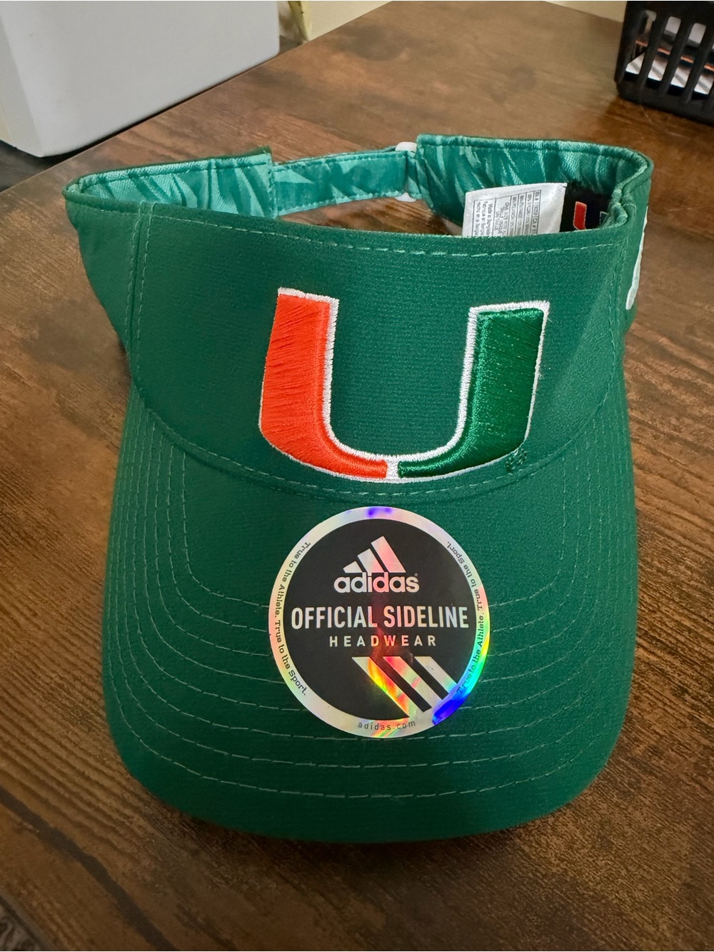 Adidas Miami Hurricane Visor Hat